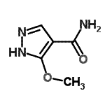 CAS 登录号：221300-31-8， 5-甲氧基-1H-吡唑-4-甲酰胺