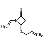 CAS 登录号：221310-99-2， 4-(烯丙氧基)-1-乙烯基-2-氮杂环丁酮