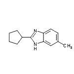CAS#: 221548-36-3, 2-Cyclopentyl-5-Methyl-1H-Benzimidazole