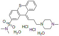 CAS 登录号:22189-31-7, 氨砜噻吨二盐酸盐二水合物