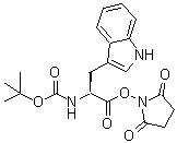 CAS#: 22220-11-7, 2,5-Dioxo-1-Pyrrolidinyl N-{[(2-Methyl-2-Propanyl)Oxy]Carbonyl}Tryptophanate