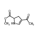 CAS#: 222420-86-2, Methyl 4-Acetyl-2,3-Dihydro-1H-Pyrrole-2-Carboxylate