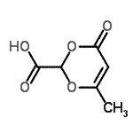 CAS#: 222738-35-4, 6-Methyl-4-Oxo-4H-1,3-Dioxine-2-Carboxylic Acid