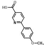 CAS 登录号：223127-23-9， 6-(4-甲氧基苯基)烟酸
