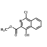 CAS 登录号：223388-20-3， 甲基1-氯-4-羟基-3-异喹啉羧酸酯