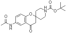 CAS 登录号：223559-44-2， 6-乙酰氨基-4-氧代-3,4-二氢-1'H-螺[苯并吡喃-2,4'-哌啶]-1'-羧酸叔丁酯