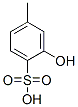 CAS 登录号：22356-80-5， 2-羟基-4-甲基苯磺酸
