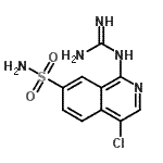 CAS#: 223671-02-1, 4-Chloro-1-[(Diaminomethylene)Amino]-7-Isoquinolinesulfonamide