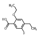 CAS 登录号：223699-48-7， 2-乙氧基-4-乙基-5-氟苯甲酸