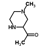 CAS 登录号：224189-08-6， 1-(4-甲基哌嗪-2-基)乙酮