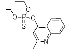 CAS 登录号:22439-40-3, 二乙氧基-(2-甲基喹啉-4-基)氧基-硫代-膦烷