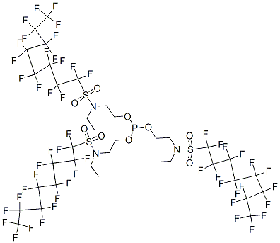 CAS#: 2250-98-8, Tris[N-Ethyl-1,1,2,2,3,3,4,4,5,5,6,6,7,7,8,8,8-heptadecafluoro-N-(2-hydroxyethyl)-1-Octanesulfonamide] phosphate