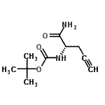 CAS#: 225122-78-1, 2-Methyl-2-Propanyl [(2S)-1-Amino-1-Oxo-4-Pentyn-2-Yl]Carbamate
