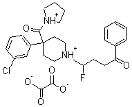 CAS#: 2256-06-6, 4-[4-(3-Chlorophenyl)-4-(Pyrrolidin-1-Ium-1-Carbonyl)Piperidin-1-Ium-1-Yl]-4-Fluoro-1-Phenylbutan-1-One Oxalate