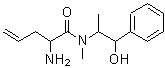 CAS 登录号：225938-47-6， 2-氨基-N-(1-羟基-1-苯基-2-丙基)-N-甲基-4-戊烯酰胺