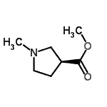 CAS 登录号：226088-57-9， 甲基(3S)-1-甲基-3-吡咯烷羧酸酯
