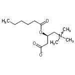 CAS 登录号：22671-29-0， (3R)-3-(己酰氧基)-4-(三甲基铵基)丁酸酯