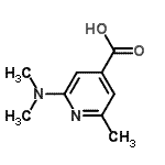 CAS 登录号：226917-15-3， 2-(二甲基氨基)-6-甲基异烟酸