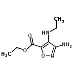 CAS 登录号：227316-48-5， 乙基3-氨基-4-(乙基氨基)-1,2-恶唑-5-羧酸酯