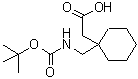 CAS#: 227626-60-0, {1-[({[(2-Methyl-2-Propanyl)Oxy]Carbonyl}Amino)Methyl]Cyclohexyl}Acetic Acid