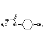 CAS 登录号：22771-70-6， 1-甲基-3-(4-甲基-1-哌嗪基)脲