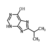CAS 登录号：227955-03-5， 8-异丙基-1,7-二氢-6H-嘌呤-6-酮