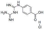 CAS#: 22817-15-8, 4-{[{[Amino(Imino)Methyl]Amino}(Imino)Methyl]Amino}Benzoic Acid Hydrochloride
