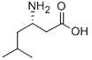 CAS 登录号：22818-43-5， (3S)-3-氨基-5-甲基-己酸