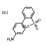 CAS#: 228259-77-6, 2'-(Methylsulfonyl)-4-Biphenylamine Hydrochloride (1:1)