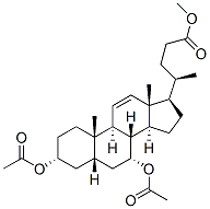 CAS#: 2284-36-8, 3a,7a-Dihydroxy-5b-Chol-11-en-24-oic acid methyl ester diacetate
