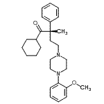 CAS#: 228418-82-4, (2S)-1-Cyclohexyl-4-[4-(2-Methoxyphenyl)-1-Piperazinyl]-2-Methyl-2-Phenyl-1-Butanone