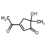 CAS#: 228548-92-3, 3-Acetyl-5-Hydroxy-5-Methyl-2-Cyclopenten-1-One