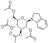 CAS#: 22855-03-4, 2,3-Dihydro-1-(2,3,4,6-Tetra-O-Acetyl-beta-D-Glucopyranosyl)-1H-Indole