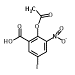 CAS#: 22884-73-7, 2-Acetoxy-5-Iodo-3-Nitrobenzoic Acid