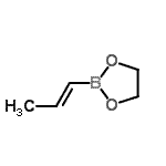 CAS 登录号：22885-64-9， 2-[(1E)-1-丙烯-1-基]-1,3,2-二氧硼戊环