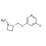 CAS#: 228867-35-4, 3-Fluoro-5-{[(2S)-1-Methyl-2-Azetidinyl]Methoxy}Pyridine