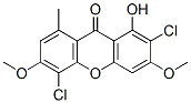 CAS 登录号：22905-22-2， 2,5-二氯-1-羟基-3,6-二甲氧基-8-甲基-氧杂蒽-9-酮