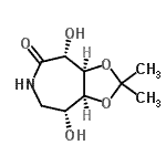 CAS#: 229643-51-0, (3aR,4R,8R,8aS)-4,8-Dihydroxy-2,2-Dimethylhexahydro-5H-[1,3]Dioxolo[4,5-d]Azepin-5-One