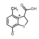 CAS#: 23003-41-0, 3-Carboxy-5-Methyl-2,3-Dihydro[1,3]Thiazolo[3,2-a]Pyridin-4-Ium-8-Olate