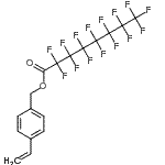 CAS#: 230295-06-4, 4-Vinylbenzyl Pentadecafluorooctanoate