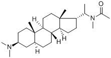 CAS 登录号：2309-42-4， N-(3-S(S)-(二甲基氨基)-5-alpha-孕甾烷-20-alpha-基)-N-甲基-乙酰胺