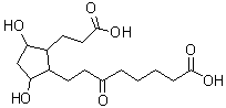 CAS#: 23109-94-6, 8-[2-(2-Carboxyethyl)-3,5-Dihydroxycyclopentyl]-6-Oxooctanoic Acid