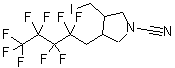 CAS 登录号：231285-91-9， 3-(碘甲基)-4-(2,2,3,3,4,4,5,5,5-九氟戊基)-1-吡咯烷甲腈