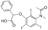 CAS 登录号：23189-35-7， 2-[3-(N-甲基乙酰氨基)-2,4,6-三碘苯氧基]-2-苯基乙酸