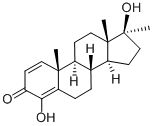 CAS#: 2320-86-7, 4,17b-Dihydroxy-17-methyl-Androsta-1,4-dien-3-one