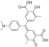 CAS#: 23216-52-6, 5-[(3-Carboxy-5-Methyl-4-Oxo-2,5-Cyclohexadien-1-Ylidene)[4-(Dimethylamino)Phenyl]Methyl]-3-Methylsalicylic Acid