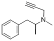 CAS 登录号：2323-36-6， N-甲基-N-(1-苯基丙烷-2-基)丙-2-炔-1-胺