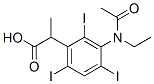 CAS 登录号：23279-50-7， 2-[3-(N-乙基乙酰氨基)-2,4,6-三碘苯基]丙酸