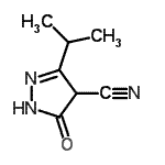 CAS#: 23286-56-8, 3-Isopropyl-5-Oxo-4,5-Dihydro-1H-Pyrazole-4-Carbonitrile