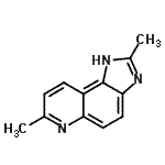 CAS#: 23291-74-9, 2,7-Dimethyl-1H-Imidazo[4,5-f]Quinoline
